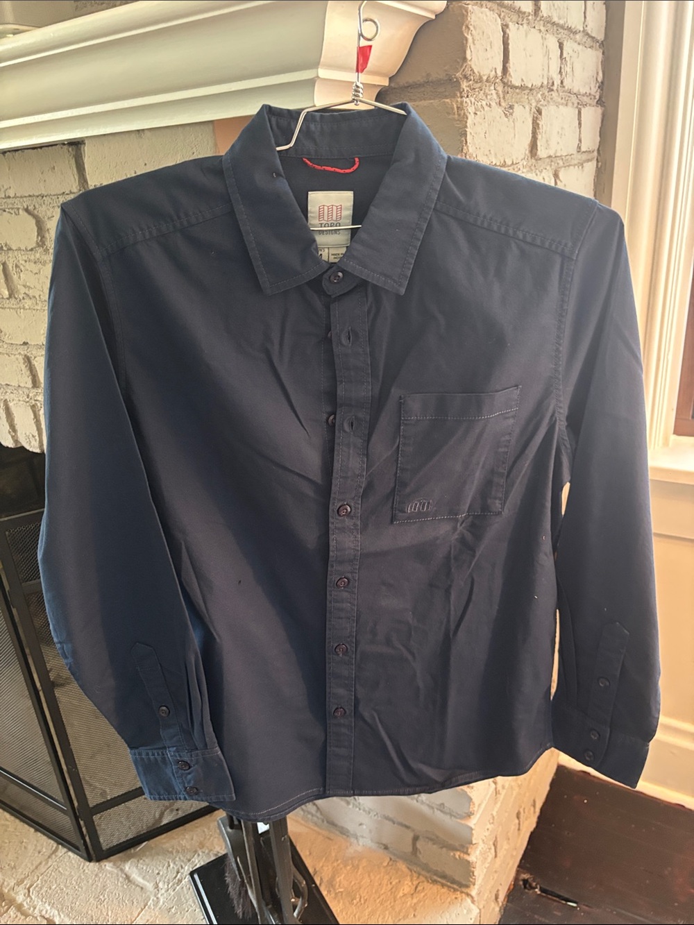 Men's Topo Design Desert Shirt - Navy